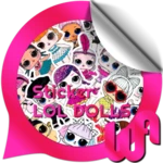 lol dolls stiker wa android application logo